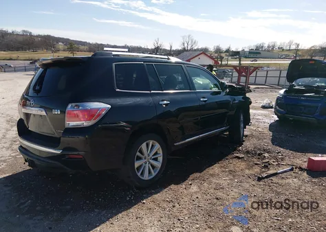 2012 Toyota Highlander Hybrid Limited V6 z USA, uszkodzony, nr VIN JTEDC3EH2C2004970